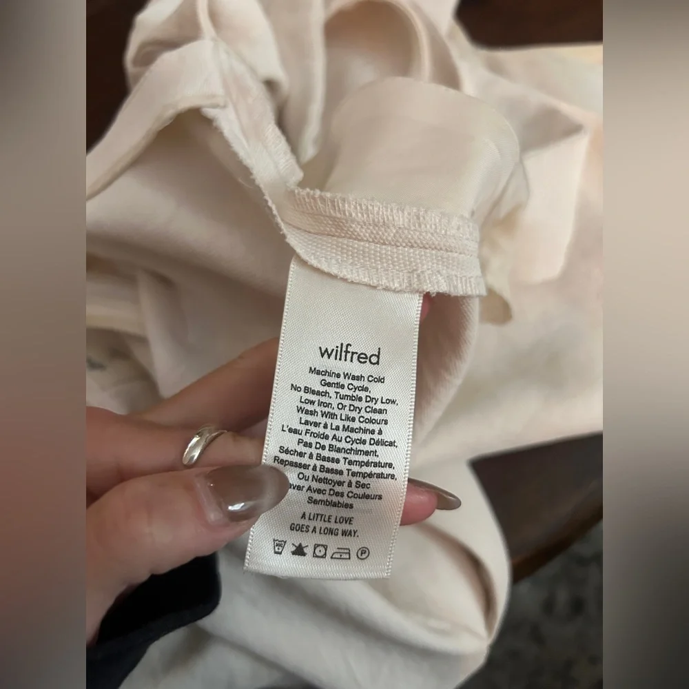 Aritzia Wilfred Écoulement Romper Size 0 • light birch - Picture 10 of 11